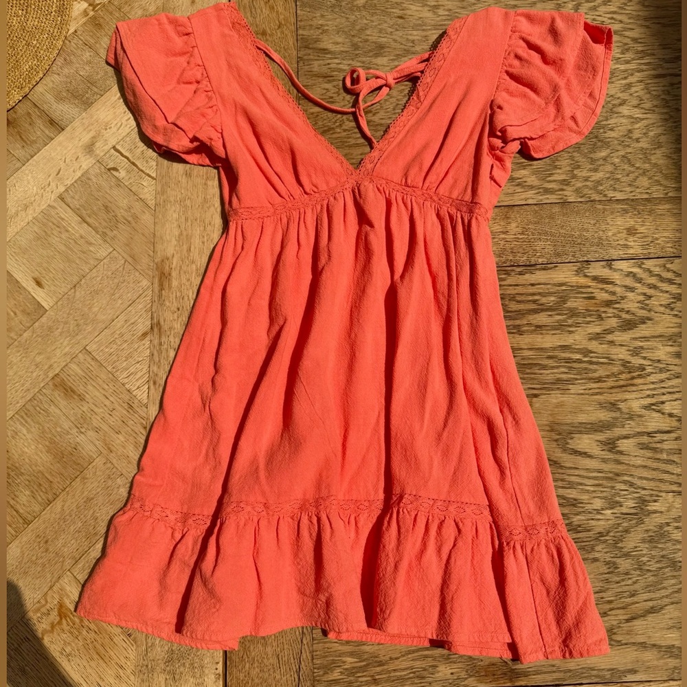 Altar'd State Coral Mini Dress